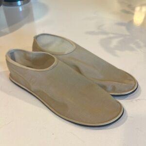 The Row Beige Sock Flats